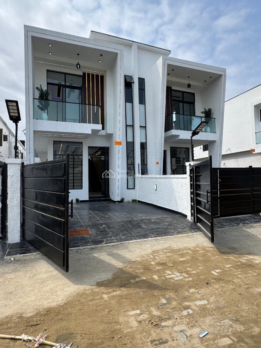Luxury 4 Bedroom Semi-detached Duplex with a Bq, Ikota, Lekki, Lagos, Semi-detached Duplex for Sale