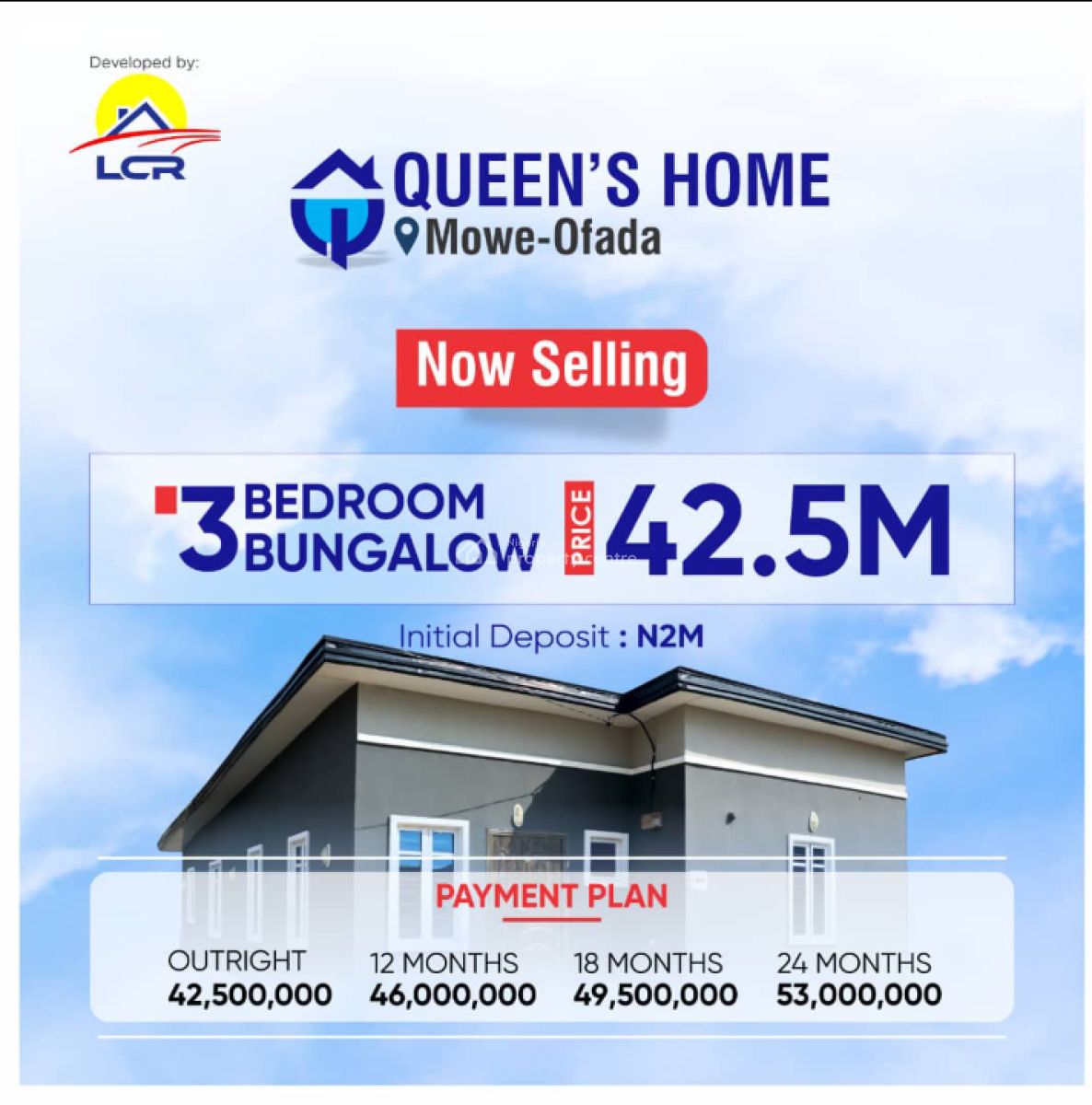 Queens Homes, Mowe Ofada, Ogun, Detached Bungalow for Sale