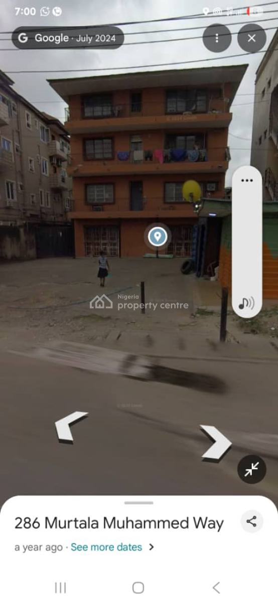 3 Storey Building on a 720sqm Available in a Serene Area, Muritala Muhammed Way, Alagomeji, Yaba, Lagos, Block of Flats for Sale