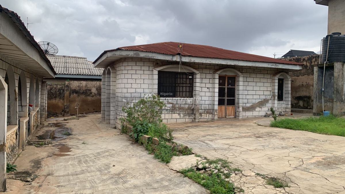 Three Units of 2 Bedroom Old Flat Sitting on 638 Sqms, Ajangboju, General Gas, Ibadan, Oyo, Flat / Apartment for Sale