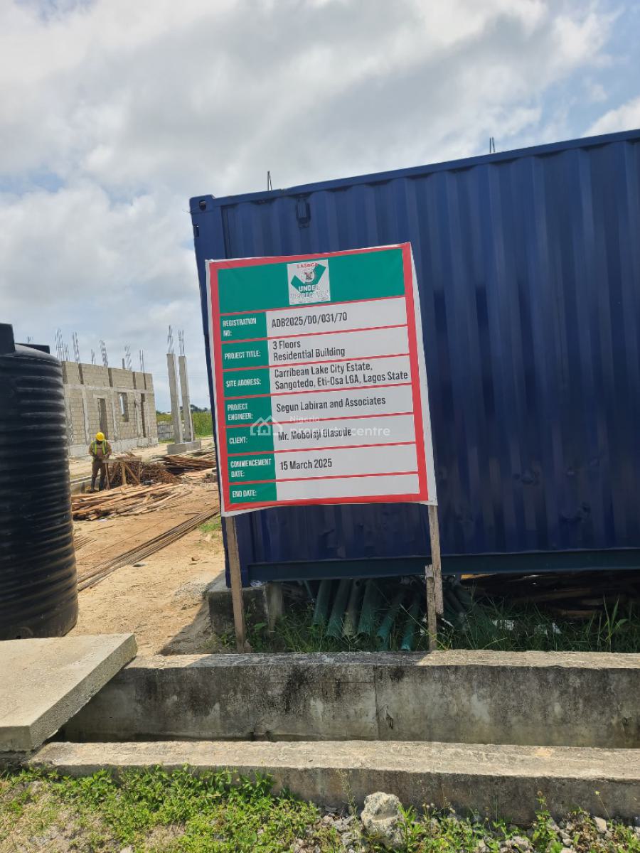 Land with Cofo in a Beautiful Secure Estate, Sangotedo Opposite Novare Mall Shoprite, Sangotedo, Ajah, Lagos, Mixed-use Land for Sale