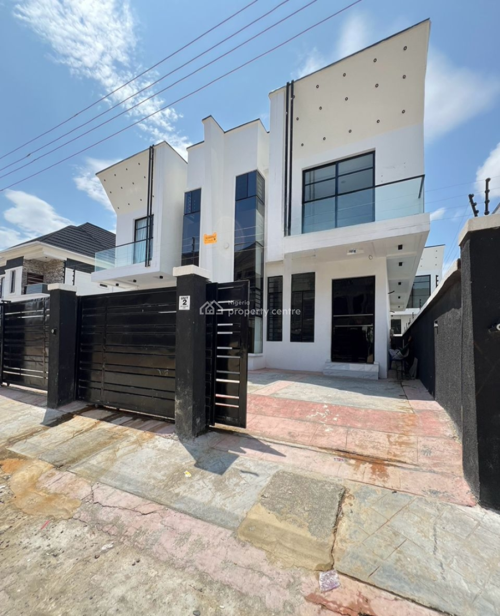 Well Built 4 Semi Detached Duplex with Bq in a Secure Estate, Ikota, Lekki, Lagos, Detached Duplex for Sale