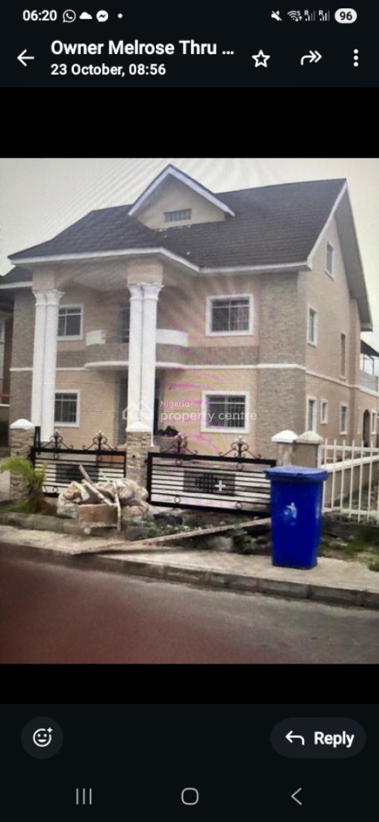 Luxury 5 Bedroom Detached House, Calton Gate Estate, Osapa, Lekki, Lagos, Detached Duplex for Sale