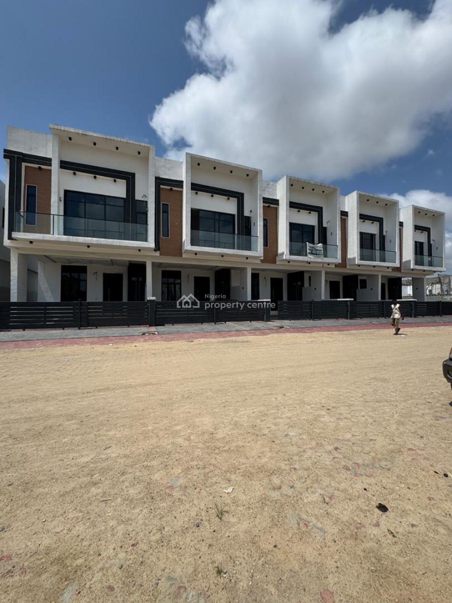 4 Bedroom Terrace Duplex, Self Compound in a Secured Estate, Ajah, Lagos, Terraced Duplex for Sale