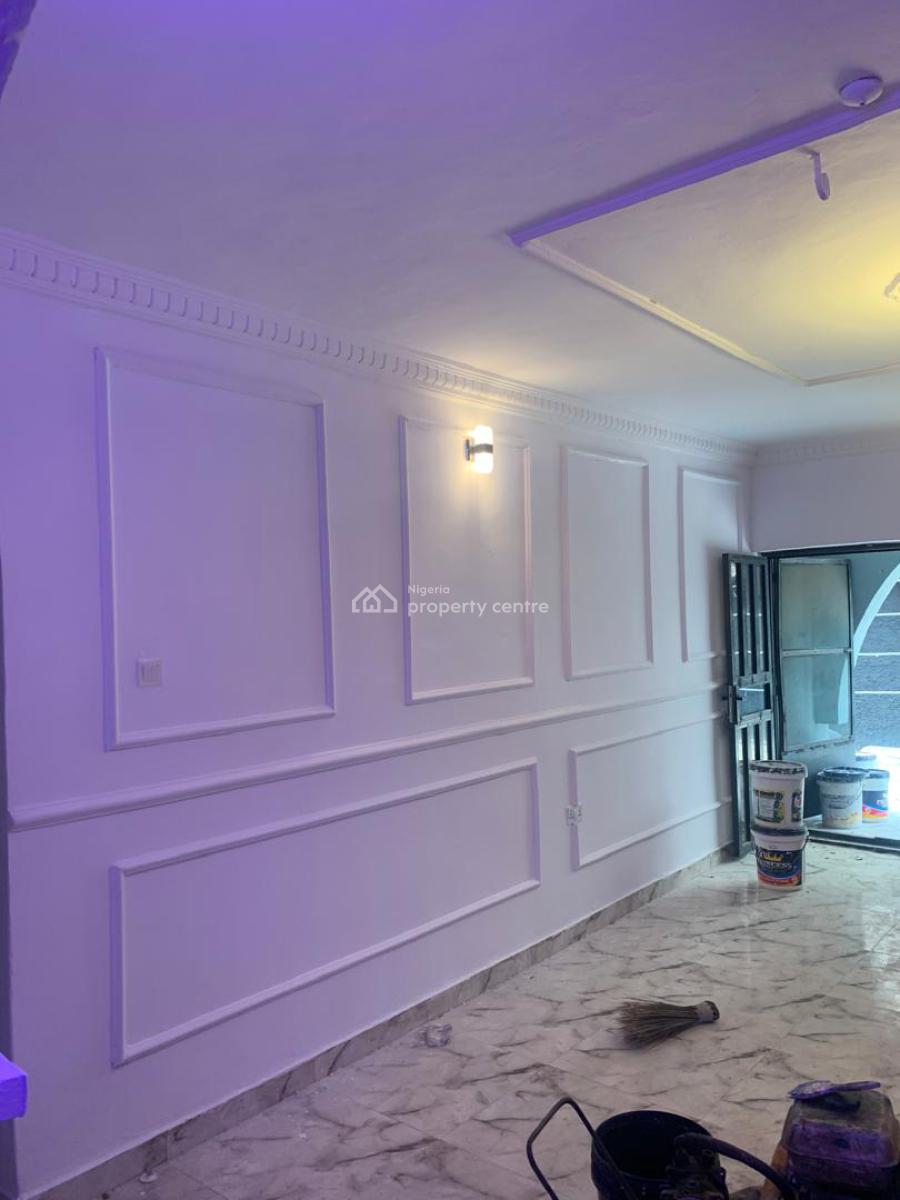 Clean & Spacious 3 Bedroom Flat, Canal Street, Ago Palace, Isolo, Lagos, Flat / Apartment for Rent