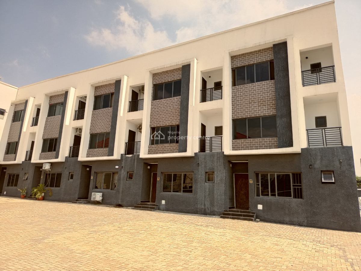 Newly Built 4 Bedroom Terrace Duplex with Bq, Off Jahi/katampe Road, Jahi, Abuja, Terraced Duplex for Rent
