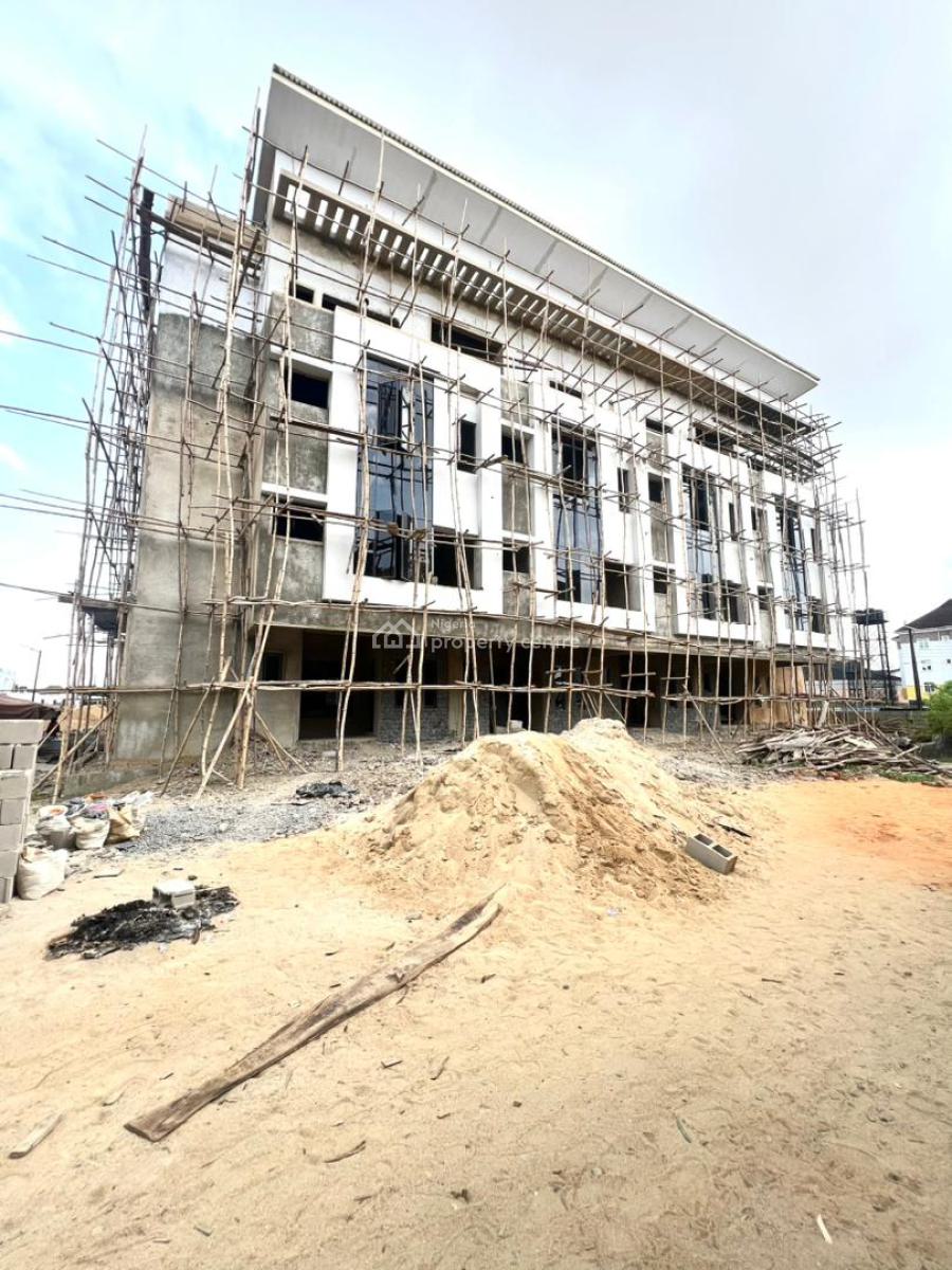 Newly Built 4 Bedroom Terrace Duplex Without Bq in a Secure Estate, Lekki Phase 1, Lekki, Lagos, Terraced Duplex for Sale