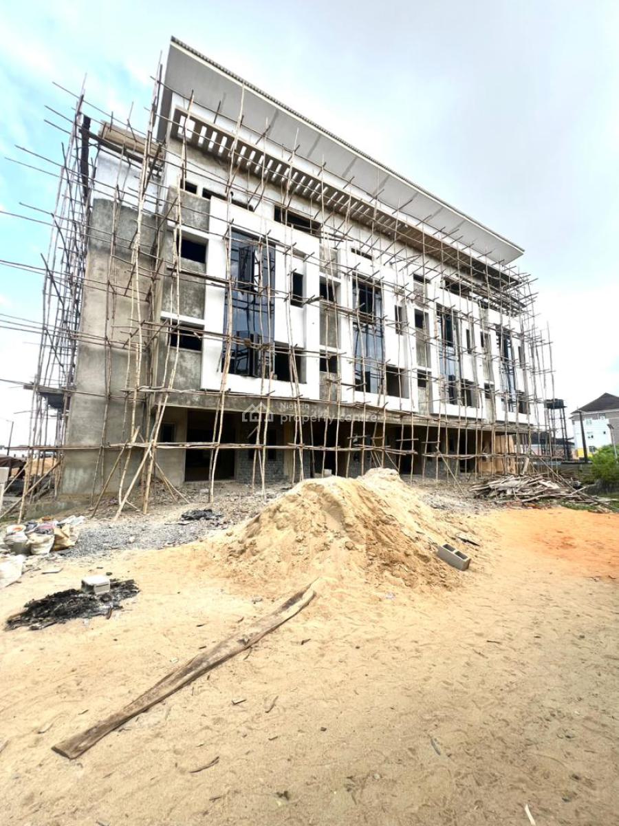 Newly Built 4 Bedroom Terrace Duplex Without Bq in a Secure Estate, Lekki Phase 1, Lekki, Lagos, Terraced Duplex for Sale