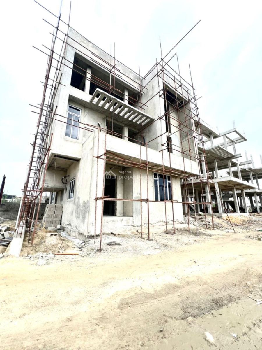 Newly Built 5bedroom Detached Duplex with 2 Bqs,pool in a Secure Estat, Lekki Phase 1, Lekki, Lagos, Detached Duplex for Sale