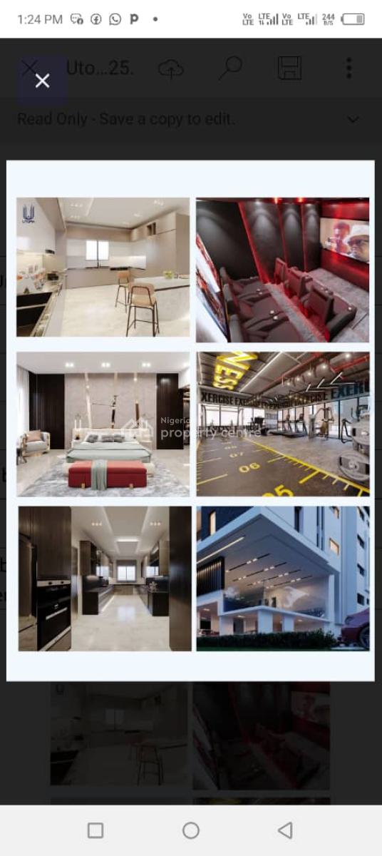 2 Units 4bedroom Maisonette Penthouses with Cinema in a Secure Estate, Lekki Phase 1, Lekki, Lagos, House for Sale