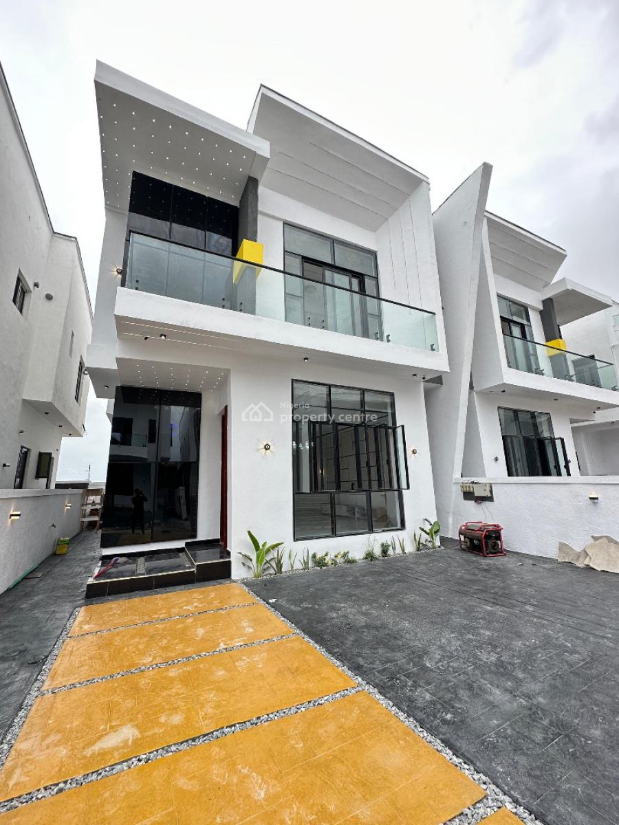 Spacious Luxury 4 Bedroom Semi-detached Duplex with Bq and Bar, Ajah, Lagos, Semi-detached Duplex for Sale