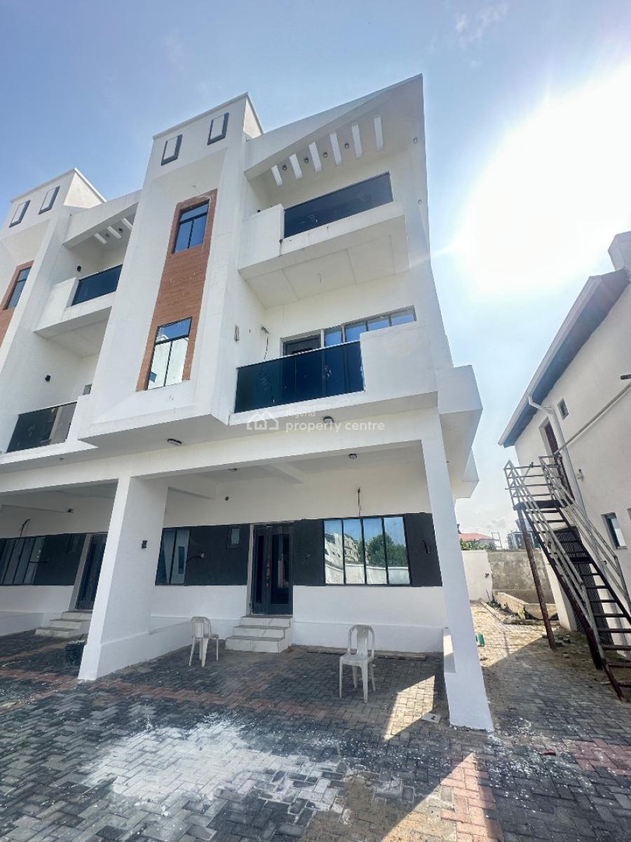 Spacious Well-designed 4 Bedroom Terrace Duplex with Bq, Ajah, Lagos, Terraced Duplex for Sale