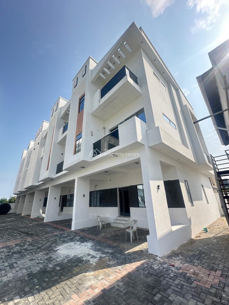 Spacious Well-designed 4 Bedroom Terrace Duplex with Bq, Ajah, Lagos, Terraced Duplex for Sale