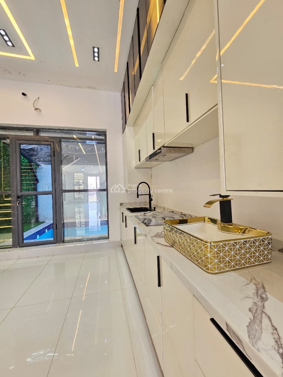 Contemporary 5 Bedroom Fully Detached Duplex with Bq & Pool, Ajah, Lagos, Detached Duplex for Sale