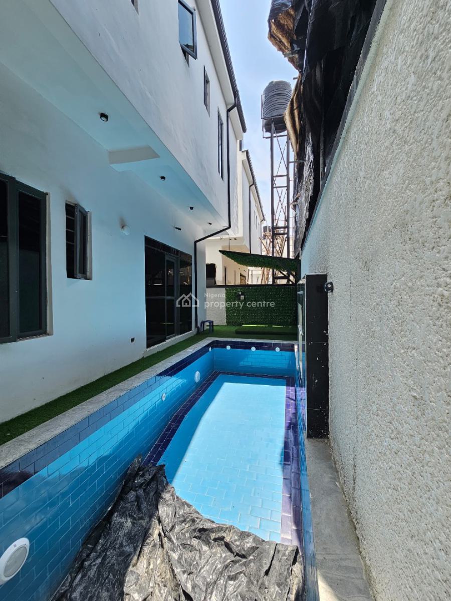 Contemporary 5 Bedroom Fully Detached Duplex with Bq & Pool, Ajah, Lagos, Detached Duplex for Sale