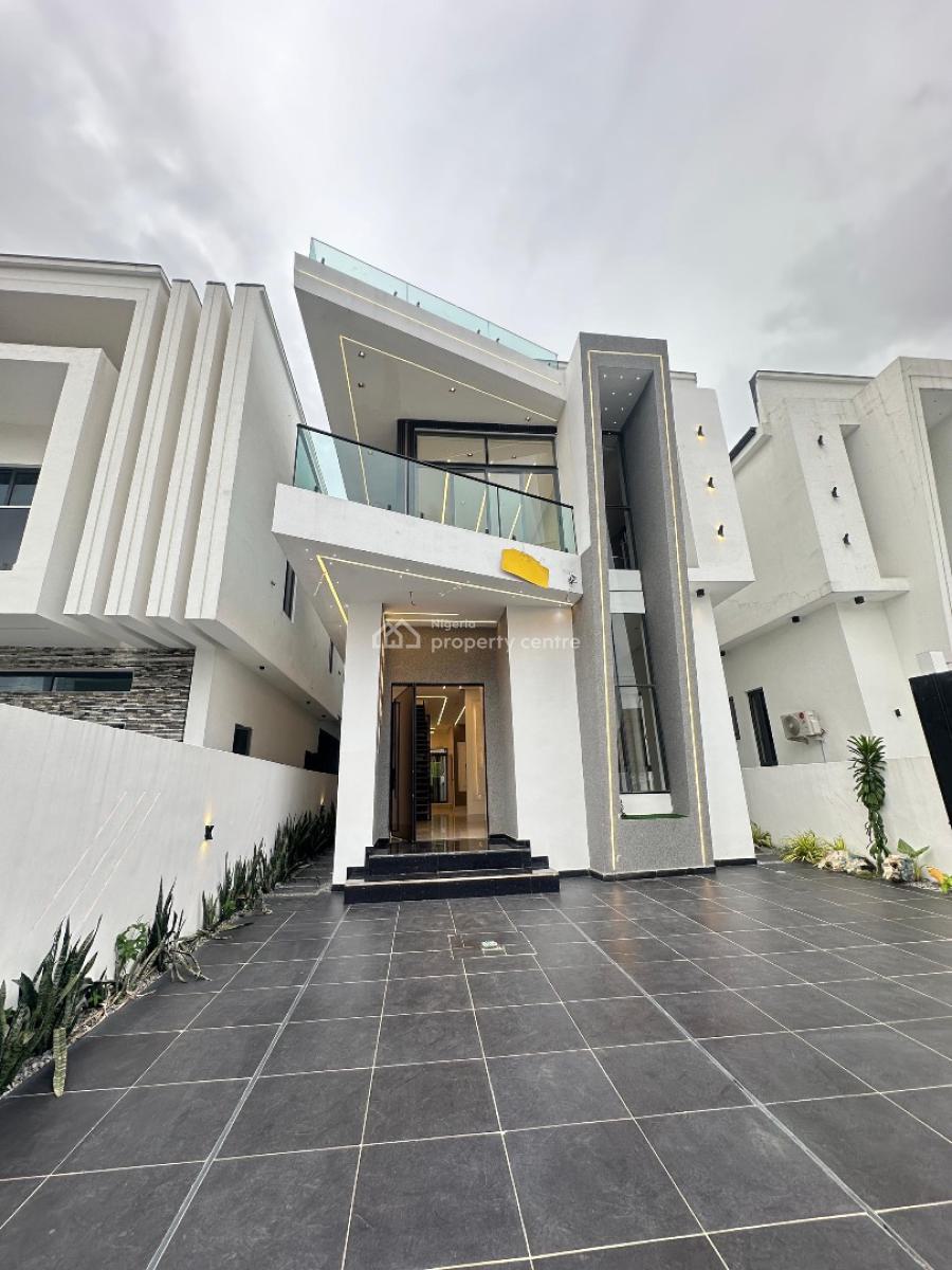 Contemporary 5 Bedroom Detached Duplex with Bq & Pool, Ajah, Lagos, Detached Duplex for Sale