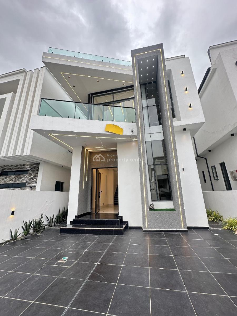 Contemporary 5 Bedroom Detached Duplex with Bq & Pool, Ajah, Lagos, Detached Duplex for Sale