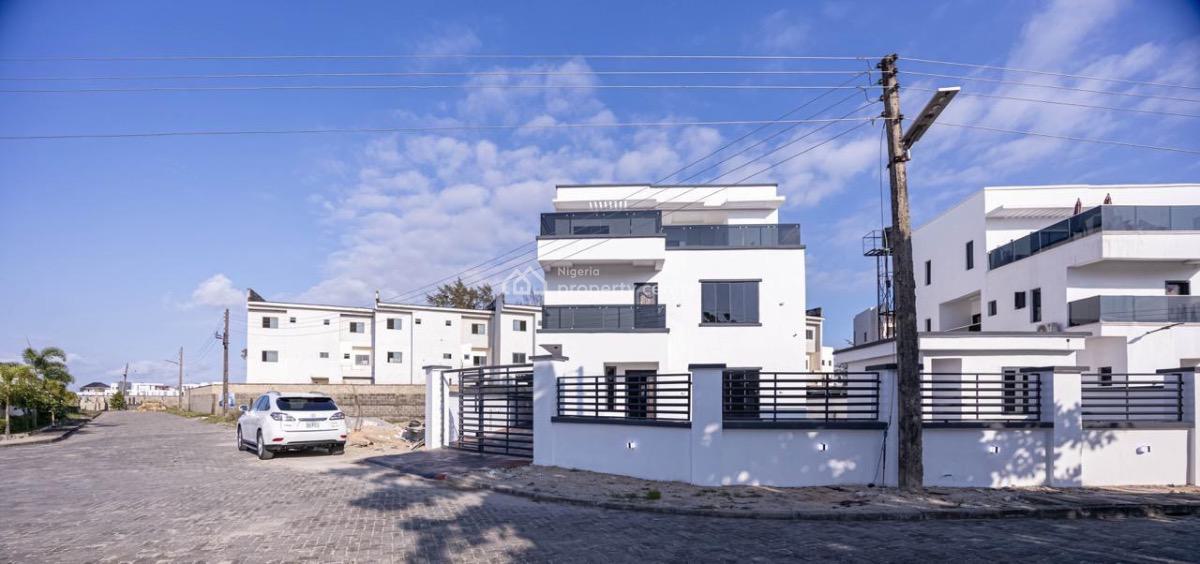Gigantic Waterview 4bedroom Fully Detached Duplex & Bq & Swimming Pool, Osapa London,in a Secure Luxury Estate, Lekki Phase 1, Lekki, Lagos, Detached Duplex for Sale