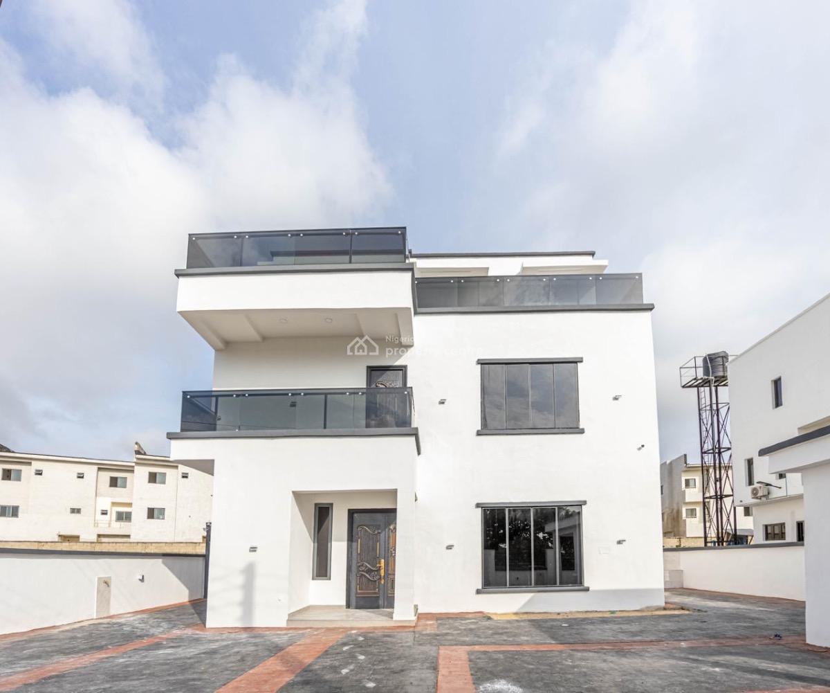 Gigantic Waterview 4bedroom Fully Detached Duplex & Bq & Swimming Pool, Osapa London,in a Secure Luxury Estate, Lekki Phase 1, Lekki, Lagos, Detached Duplex for Sale