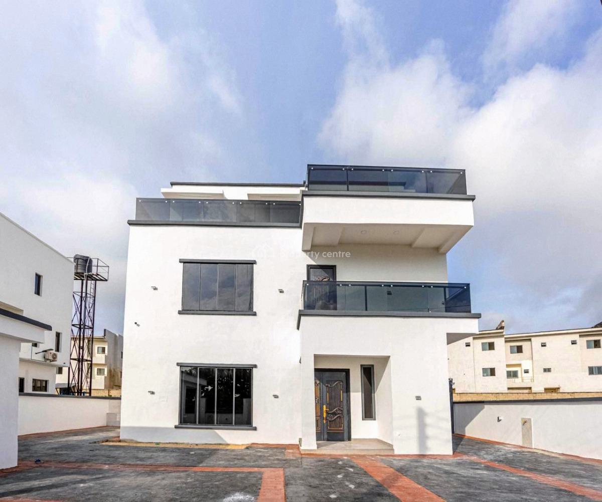 Uniquely Designed 4 Bedroom Fully Detached Duplex, Bq, Swimming Pool, Osapa, Lekki, Lagos, Detached Duplex for Sale