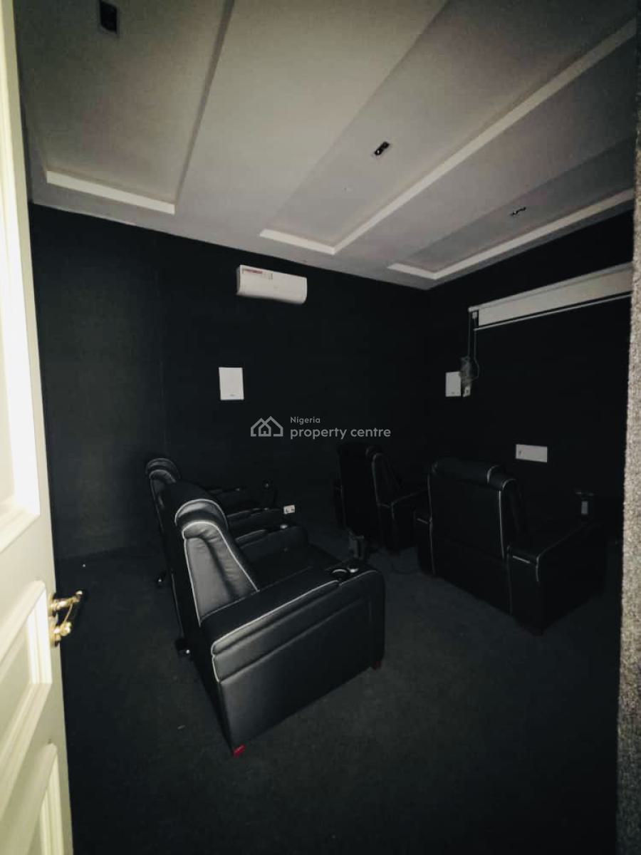 Contemporary Spacious 5 Bedroom Duplex with Cinema and Pool, Royal Garden Estate, Ajah, Lagos, Detached Duplex for Sale