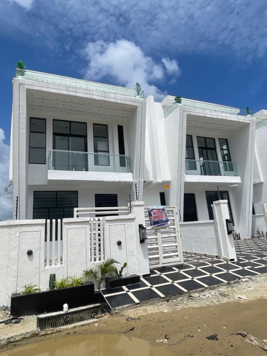 Contemporary 4 Bedroom Semi-detached Duplex with Bq, Ajah, Lagos, Semi-detached Duplex for Sale