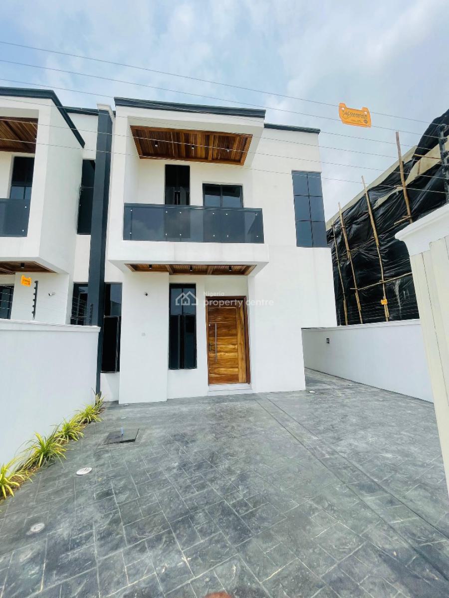 4 Bedroom Semi Detached Duplex with Bq, Chevron, Lekki, Lagos, Semi-detached Duplex for Sale