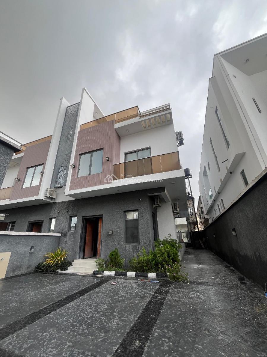 Neatly Built 6 Bedrooms Semi Detached Duplex with Bq, Lekki, Lagos, Semi-detached Duplex for Sale