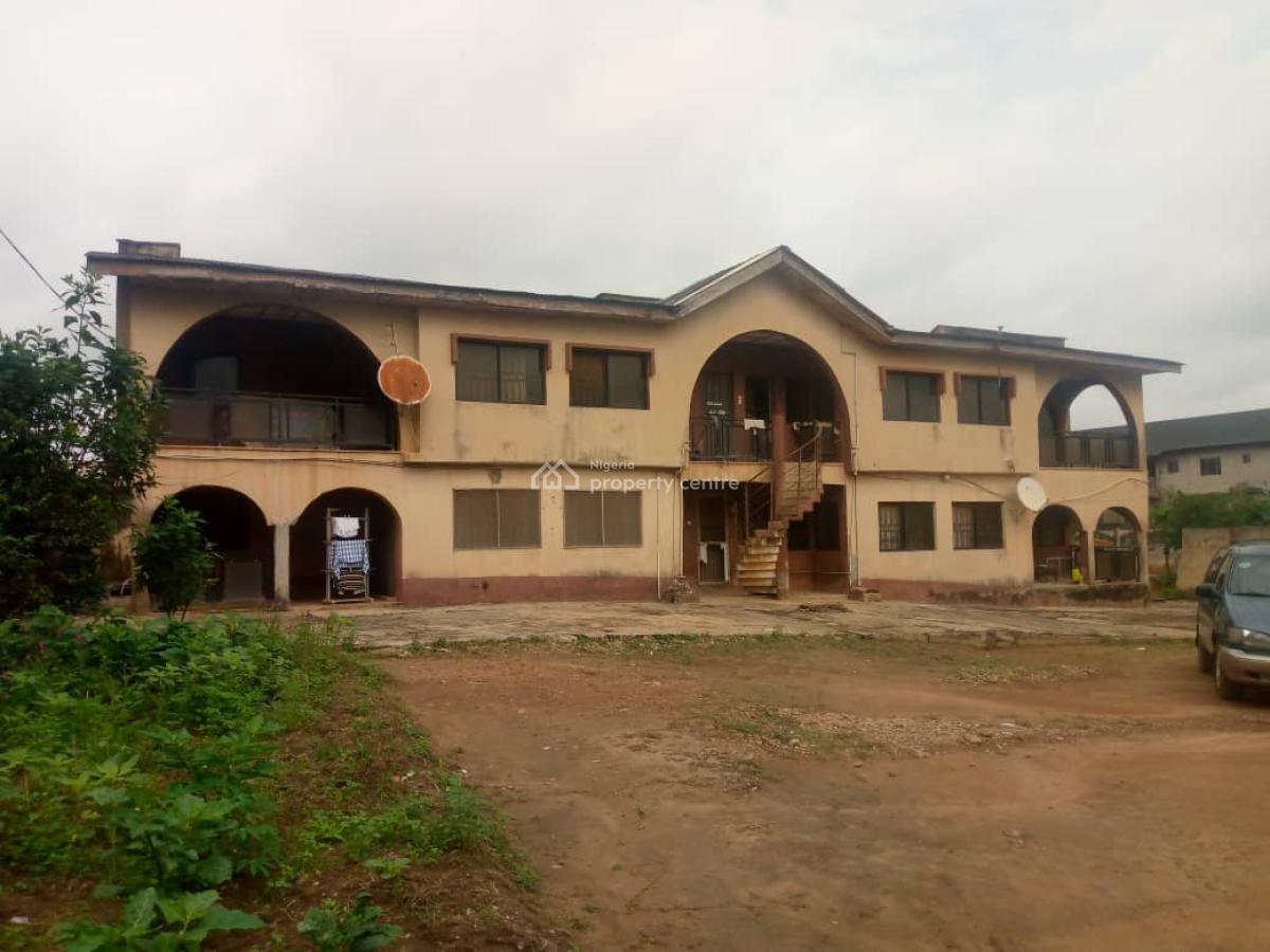 a Standard 4 Block of 3 Bedroom Flats on 2 Plot of Land, Oremeta Olambe, Akute, Ifo, Ogun, Block of Flats for Sale