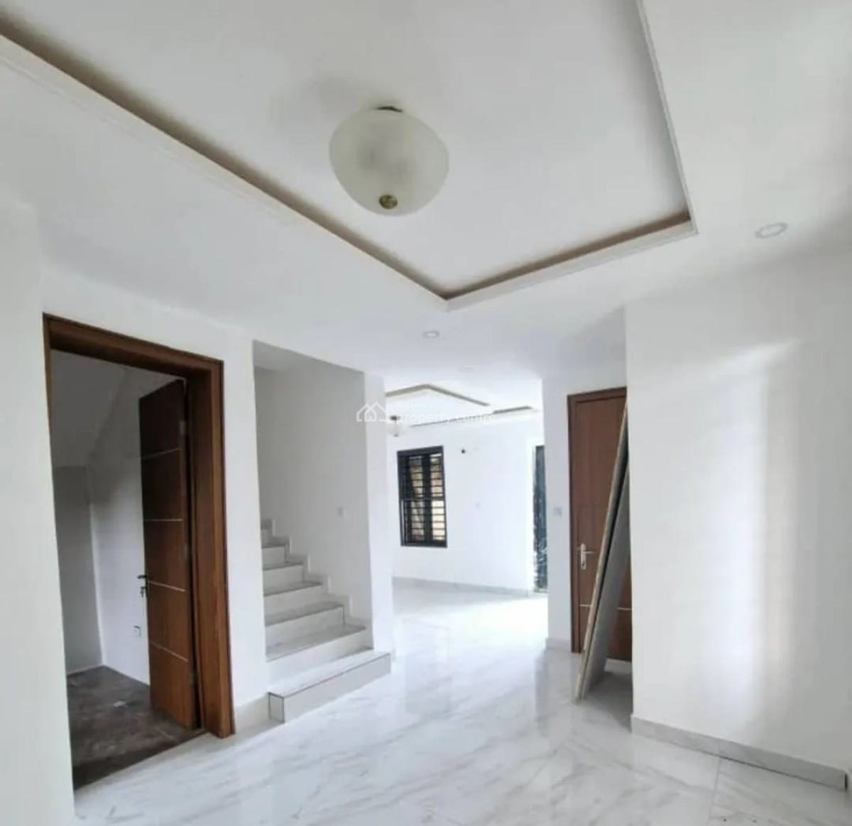 Fully Detached Massive Luxury 5 Bedroom Duplex with 2 Bqs, New Road, Igbo Efon, Lekki, Lagos, Detached Duplex for Rent