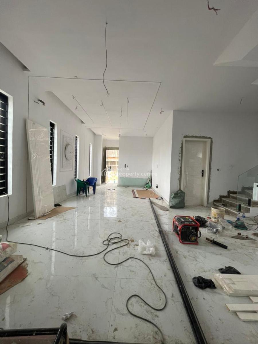 Unfinished 5 Bedroom Detached Duplex with Swimming Pool and Bq, Ikota, Lekki, Lagos, Detached Duplex for Sale