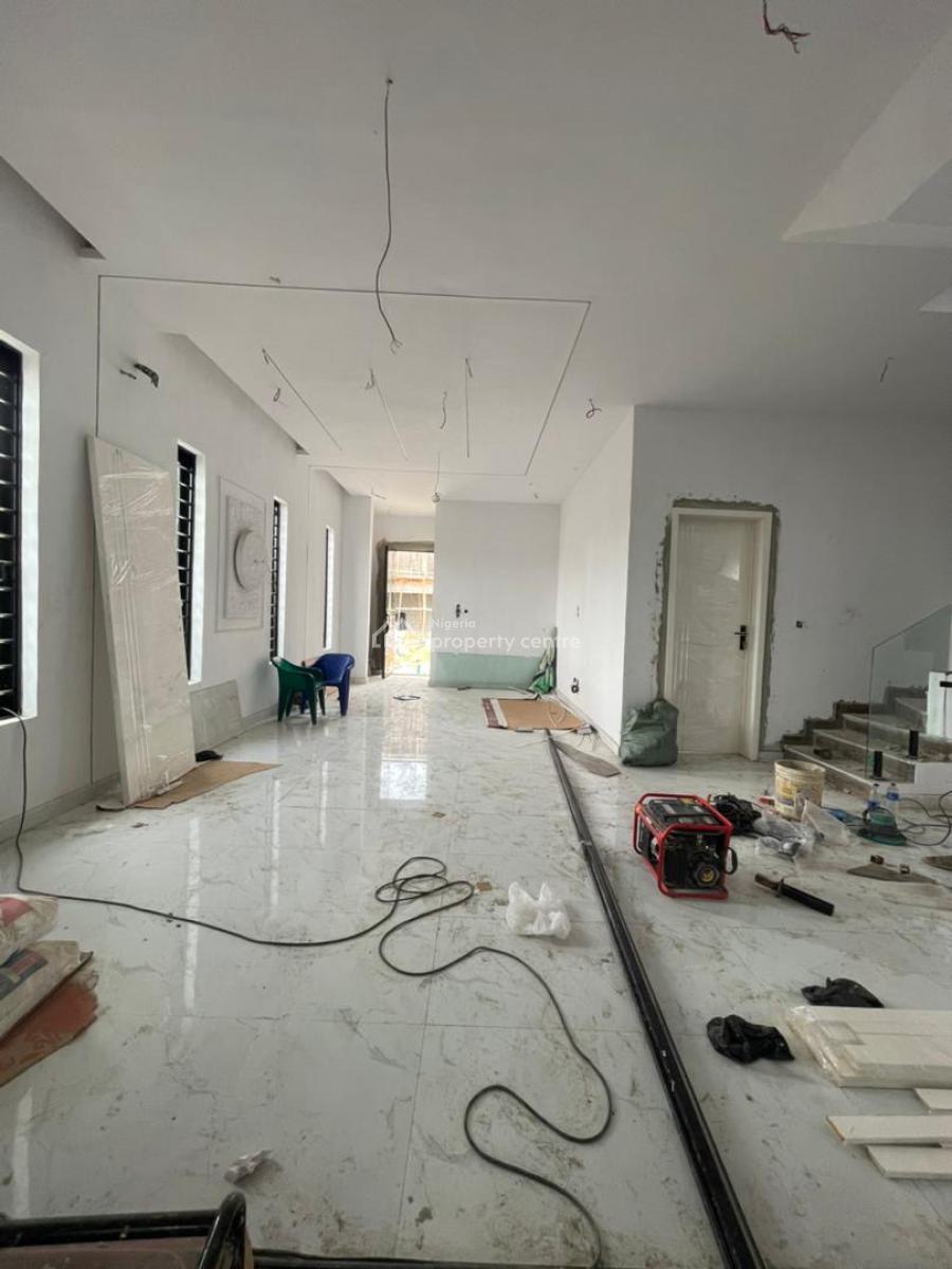 Unfinished 5 Bedroom Detached Duplex with Swimming Pool and Bq, Ikota, Lekki, Lagos, Detached Duplex for Sale