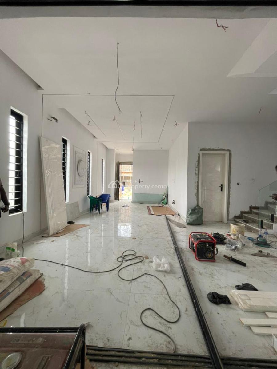 Unfinished 5 Bedroom Detached Duplex with Swimming Pool and Bq, Ikota, Lekki, Lagos, Detached Duplex for Sale