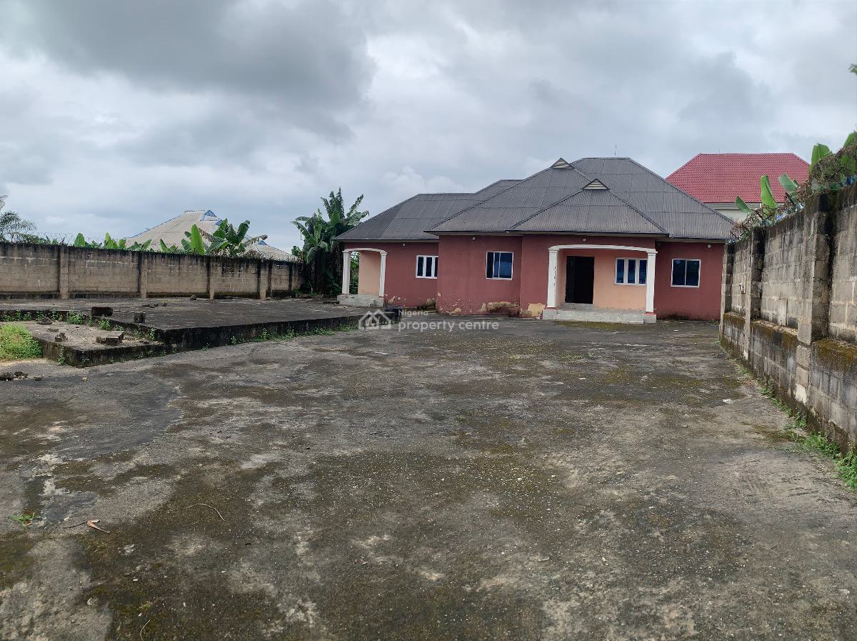 a Standard Five Bedroom Detached Bungalow, Behind Ibom Specialist Hospital, Uyo, Akwa Ibom, Detached Bungalow for Sale
