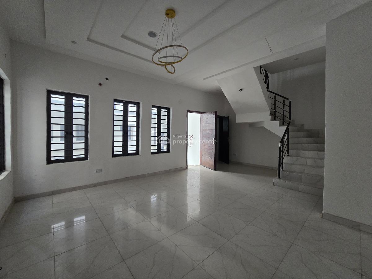 Brand New & Luxurious 4 Bedrooms Terraced Duplex, Alpha Beach Area, Chevron, Lekki, Lagos, Terraced Duplex for Sale