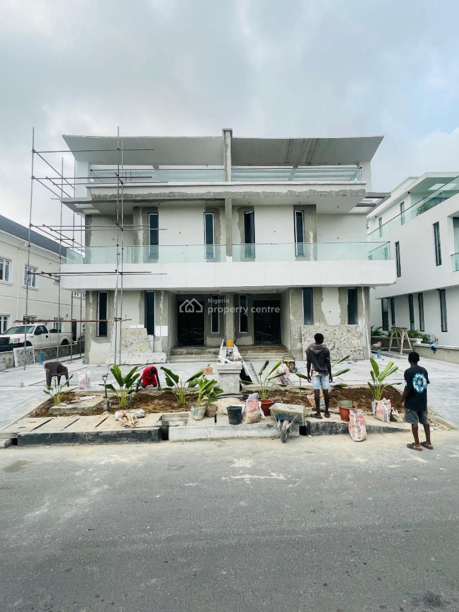 5 Bedroom Semi Detached Duplex Plus Bq, Cowrie Creek Estate, Ikate Elegushi, Lekki, Lagos, Semi-detached Duplex for Sale