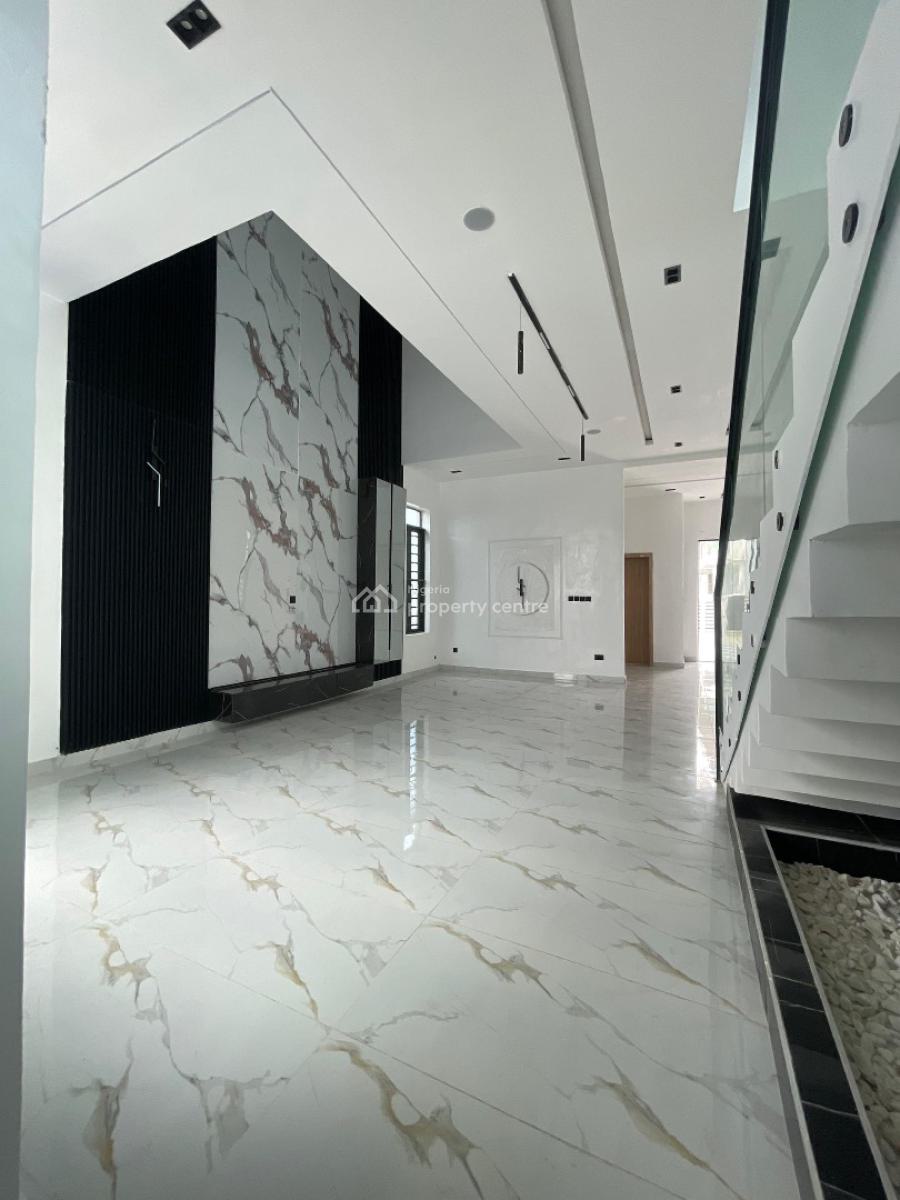 Waterfront Five  Bedroom Fully Detached Duplex with Pool and Bq, Ajah, Lagos, Detached Duplex for Sale