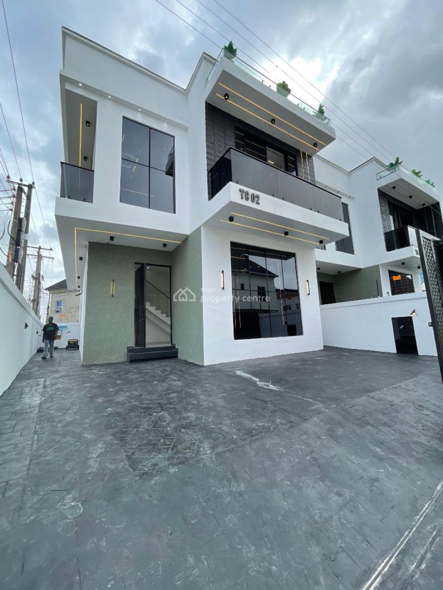 Well Built 4 Bedroom Fully Detached with Bq in a Well Secured Estate, Ajah, Lagos, Detached Duplex for Sale