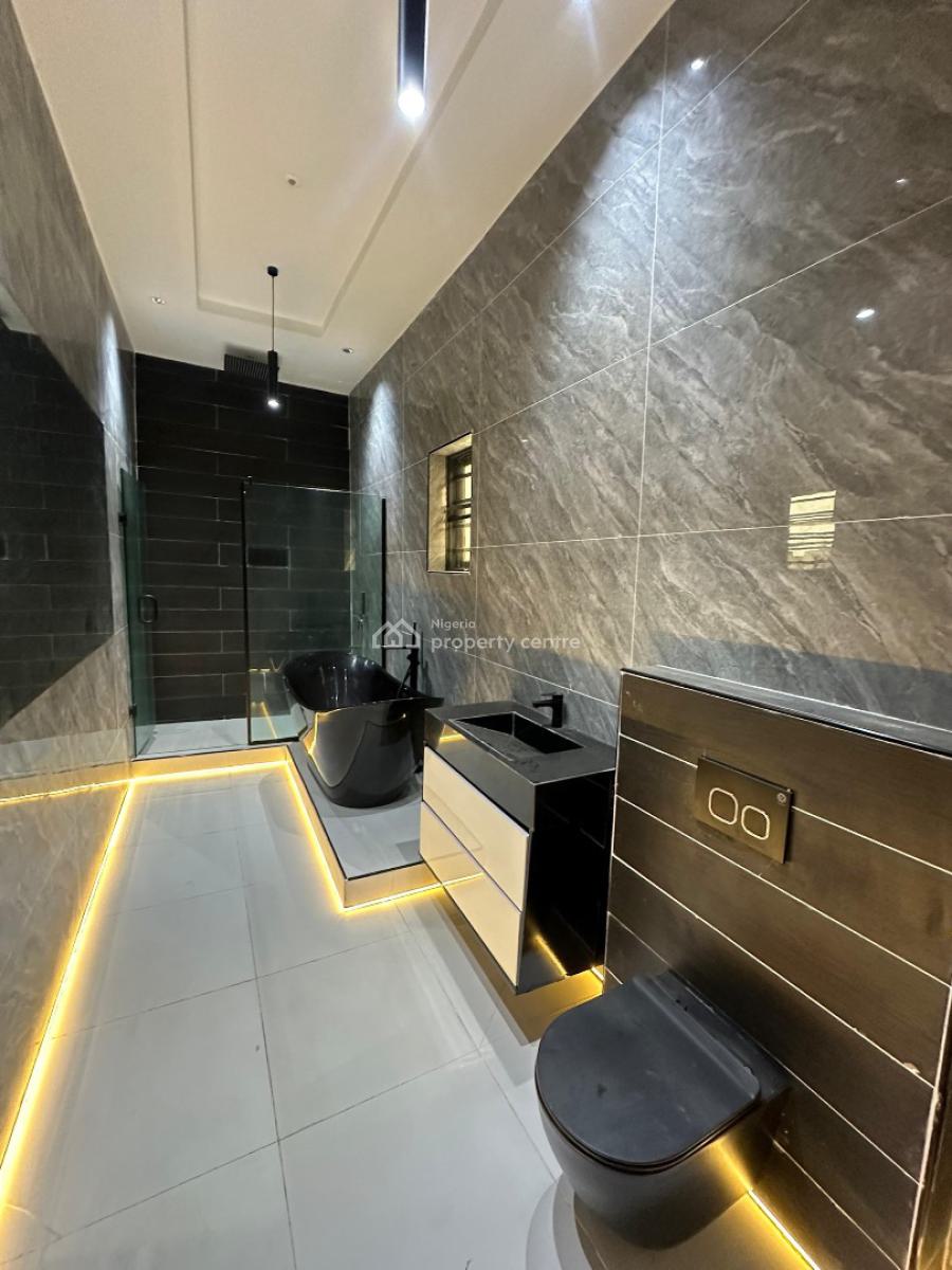 Contemporary 5 Bedroom Detached with Bq, Pool & Solar Inverter, Ajah, Lagos, Detached Duplex for Sale