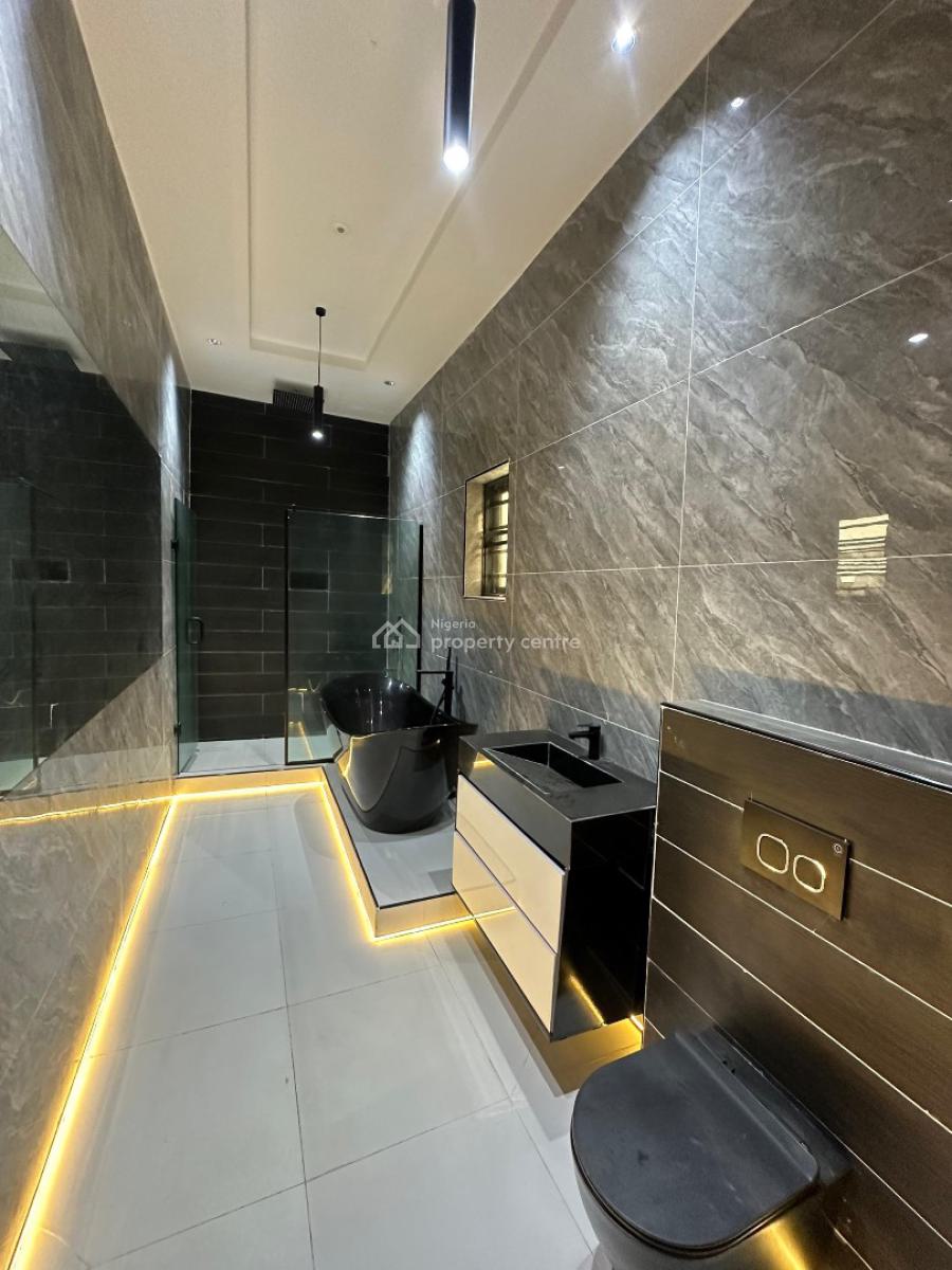 Contemporary 5 Bedroom Detached with Bq, Pool & Solar Inverter, Ajah, Lagos, Detached Duplex for Sale