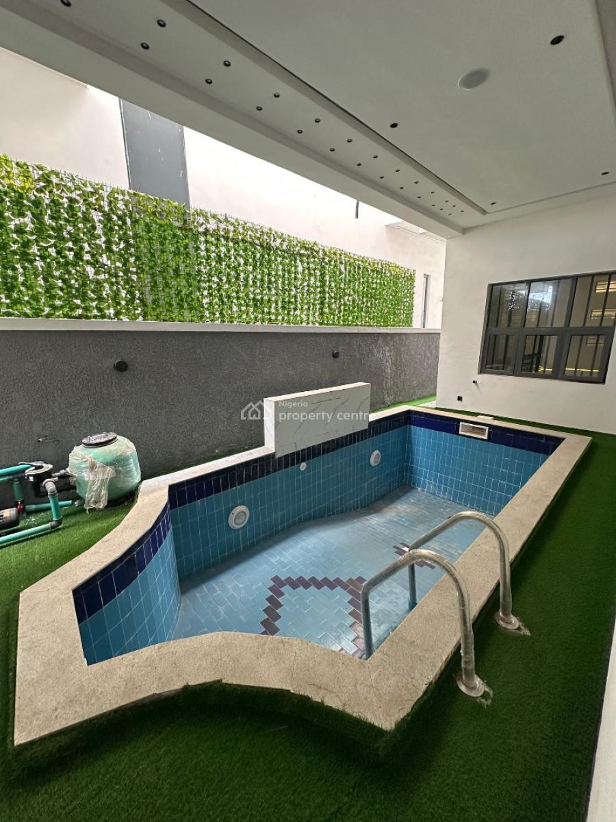 Contemporary 5 Bedroom Detached with Bq, Pool & Solar Inverter, Ajah, Lagos, Detached Duplex for Sale