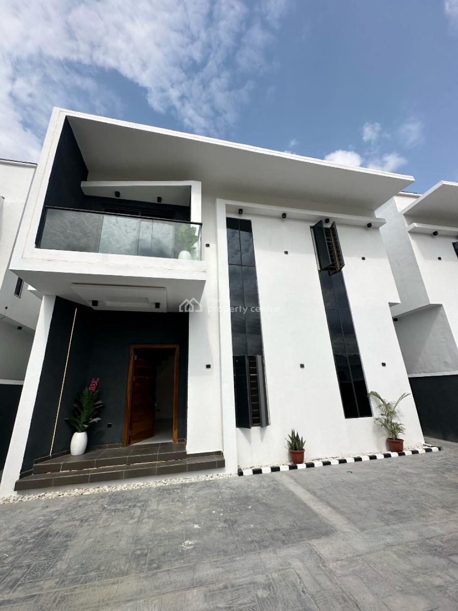 Contemporary 5 Bedroom Detached with Bq, Gym Room & Pool, Ajah, Lagos, Detached Duplex for Sale