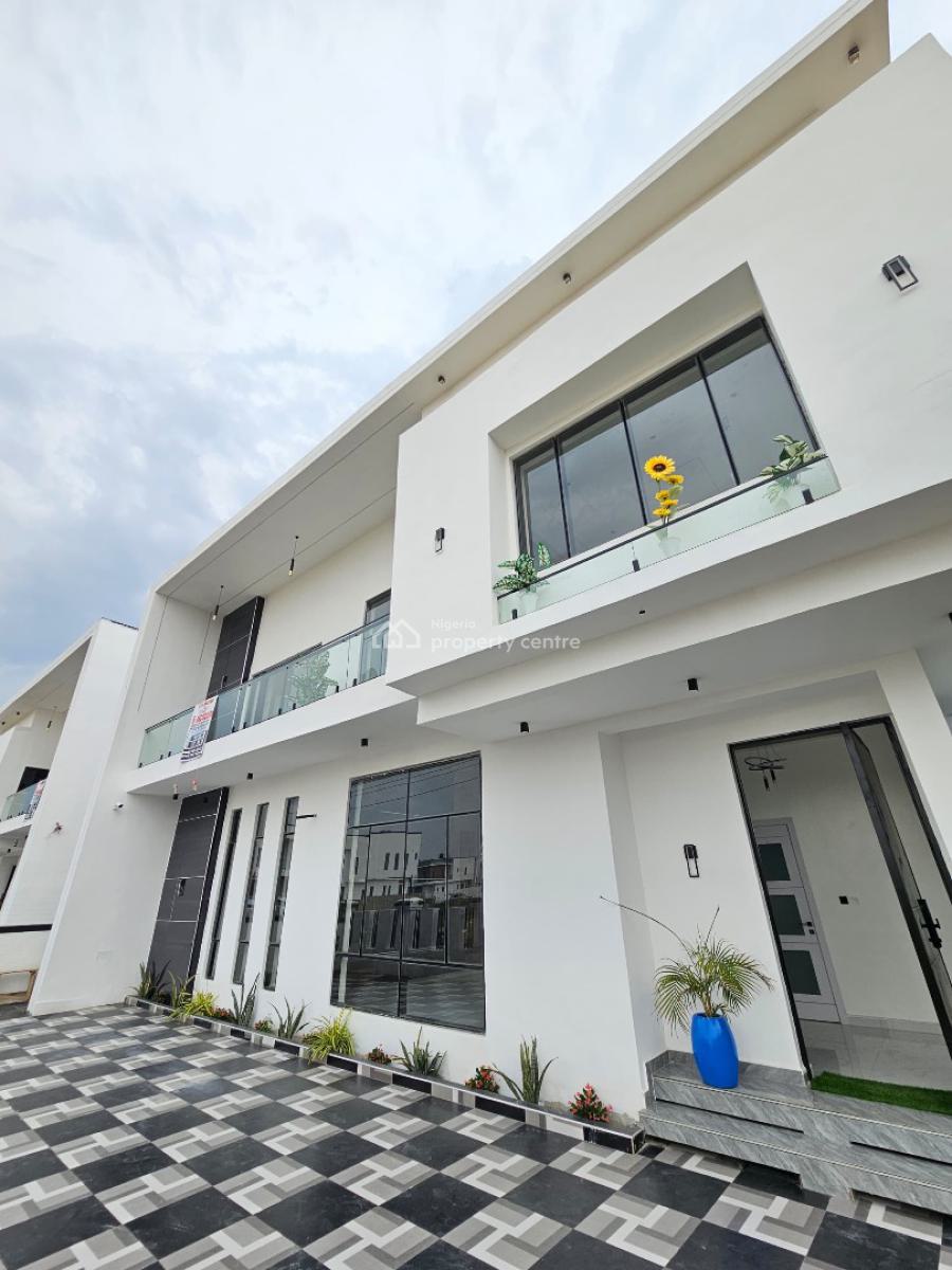 Contemporary 5-bedroom Fully Detached Duplex with Bq & Pool, Ajah, Lagos, Detached Duplex for Sale