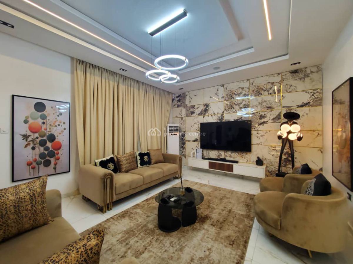 Fully Furnished 4 Bedroom Semi Detached Duplex with 24 Hours Power, Ikate Elegushi, Lekki, Lagos, Semi-detached Duplex for Rent