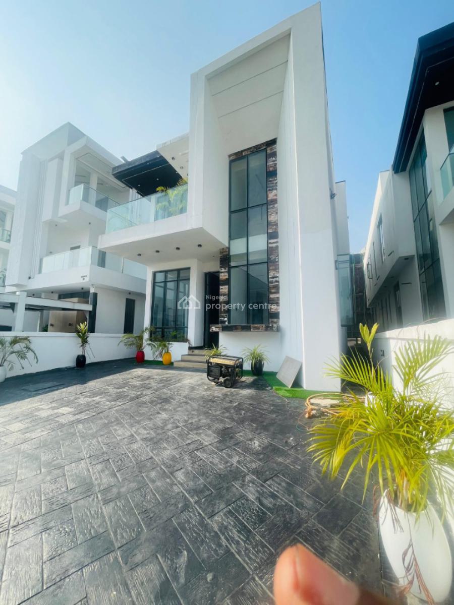 Elegant 5 Bedroom Detached Duplex with Bq, Chevron, Lekki, Lagos, Detached Duplex for Sale