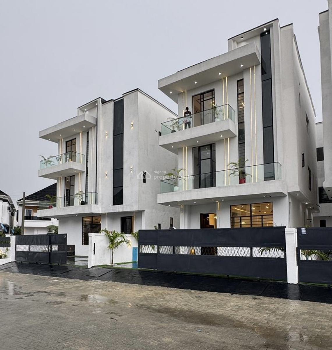 Magnificent 5 Beds with a Bq on Two Floors, Lekki, Lagos, Detached Duplex for Sale