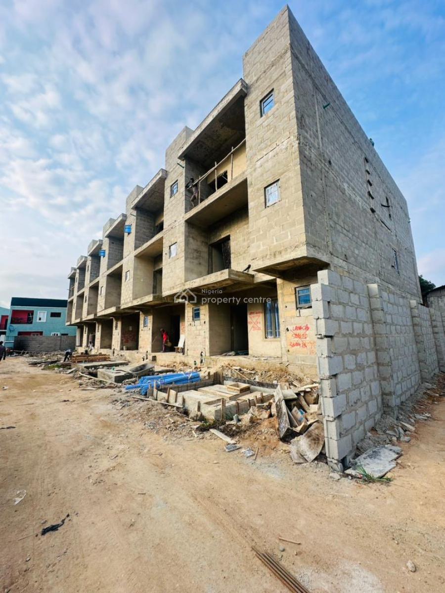 Newly Built 4 Bedroom Terrace Duplex, Oko-oba, Agege, Lagos, Terraced Duplex for Sale