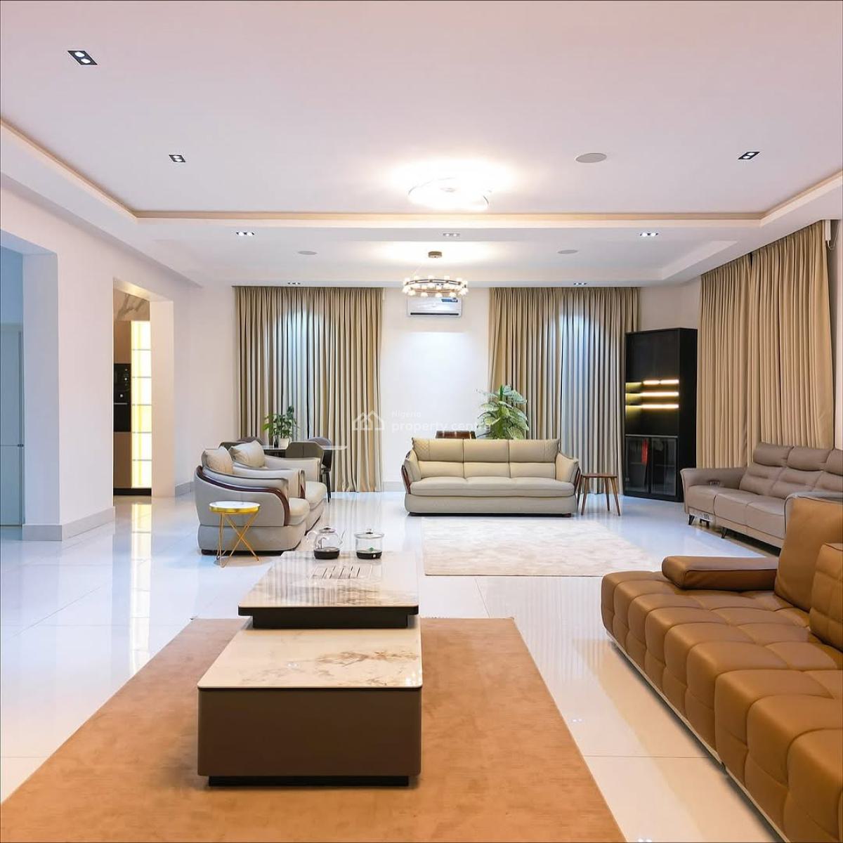 Luxury 4 Bedroom Fully Detached Home, Guzape District, Abuja, Detached Duplex for Sale