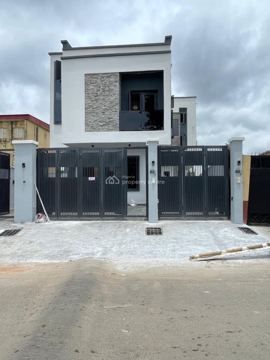Alluring 4 Bedroom Semi Detached Duplex+bq in a Serene Estate Back Unit, Surulere, Lagos, Semi-detached Duplex for Sale