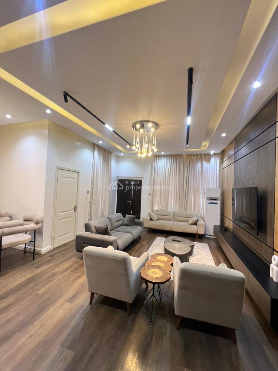 Furnished Luxury 4 Bedroom Semidetached Duplex with Bq & Inverter System, Chevron Conservation Road, Lekki, Lagos, Semi-detached Duplex for Rent